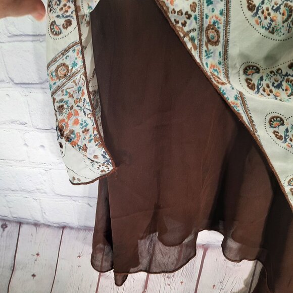 True Light Paisley Sheer Camisole Y2K style - Picture 5 of 10